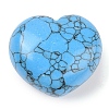 Synthetic Turquoise Thumb Massage Stone G-I367-06P-1