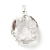 Natural Quartz Crystal Pendants G-P487-03P-2