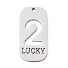 304 Stainless Steel Pendants STAS-D200-02C-P-1
