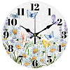 MDF Printed Wall Clock HJEW-WH0059-006-1