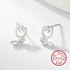 Sterling Silver Stud Earrings VL4448-1-2