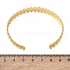 304 Stainless Steel Oval Cuff Bangles SA-CBA46AF-28G-5