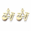 201 Stainless Steel Charms STAS-Q240-042G-1