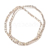 Electroplate Glass Beads Strands GLAA-P068-AB03-2