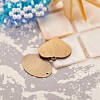 30Pcs 2 Style Brass Pendants KK-SZ0001-34AB-5