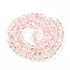 Baking Paint Transparent Glass Beads Strands DGLA-N011-10mm-03-2