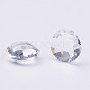 Faceted K9 Glass Pointed Back Cabochons RGLA-P013-A02-2