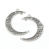 Tibetan Style Alloy  2-Loop Link Pendants TIBE-S299-062AS-RS-1