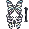 Butterfly Iron Big Pendants IFIN-CN0001-05-7