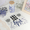 8Pcs 8 Styles PVC Plastic Waterproof Decorative Sticker Labels DIY-SP0004-93F-3