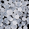 100Pcs 5 Style Transparent Frosted Acrylic Beads FACR-PJ0001-02-5