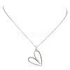 304 Stainless Steel Pendant Necklace for Women NJEW-JN04387-02-1