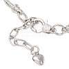 Halloween Alloy Enamel Charm Bracelets BJEW-JB12008-4