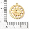 304 Stainless Steel Pendants STAS-H482-01G-3