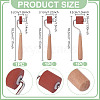 3Pcs 3 Styles Wood Roller FIND-NB0005-94-2