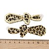 Alloy acrylic Dangle Stud Earrings LS-EJEW-M075-01G-04-5