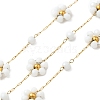 Handmade 304 Stainless Steel Beaded Chains CHS-L031-08G-02-1