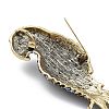 Parrot Alloy Rhinestone Brooches JEWB-Q006-03B-4