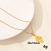 Stainless Steel Rhombus Pendant Necklaces LL9510-10-1