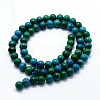 Synthetic Chrysocolla Beads Strands X-G-I199-34-6mm-2