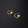 304 Stainless Steel Stud Earrings for Women ZX0956-1-1