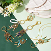   12Pcs Woven Net/Web with Feather Natural & Synthetic Gemstone Pendant Keychain KEYC-PH0001-80-2