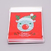 Christmas Theme Rectangle OPP Self-Adhesive Cookie Bags OPP-SZC0001-02E-1