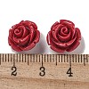 Synthetic Coral Dyed Carved Beads SHEL-I001-05D-03-3