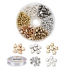 DIY Heart & Star Beads Bracelet Making Kit DIY-YW0004-30-1