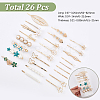 Zinc Alloy Hair Bobby Pins PHAR-SP0001-06-2