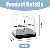 Transparent Plastic Minifigures Display Case ODIS-WH0043-69B-01-2