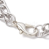 3Pcs 3 Styles Halloween Theme 304 Stainless Steel Figaro Chains Multi-strand Bracelets BJEW-JB12094-6