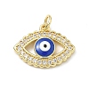 Brass Micro Pave Cubic Zirconia Pendants KK-H255-02B-G01-1