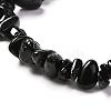 Natural & Synthetic Mixed Gemstone Stretch Bracelet for Men Women BJEW-JB06706-7