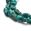 Natural HuBei Turquoise Beads Strands G-B089-B01-03-5