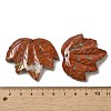 Natural Red Jasper Carved Pendants G-K353-01K-3