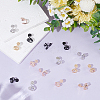 8 Pairs 4 Colors Alloy Cuff Earrings EJEW-UN0003-15-2