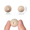 Natural Unfinished Wood Beads WOOD-S651-20mm-LF-2