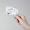 Rectangle PVC Plastic Waterproof Card Stickers DIY-WH0432-234-5