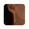 Brass Chain Tassel Stud Earrings FS-WGE0263-03-3