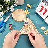 2 Styles Wooden Weaving Beading Loom Kit TOOL-NB0001-63-3