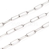 Tarnish Resistant 304 Stainless Steel Paperclip Chains CHS-F010-01E-P-2