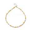 Glass Seed Beaded Necklaces for Women NJEW-JN03951-4