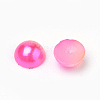 Imitation Pearl Acrylic Cabochons OACR-R063-6mm-04-2