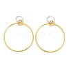 304 Stainless Steel Hoop Earrings for Women EJEW-U043-01G-4