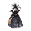 Cloth Witch Tree Top Star Doll Ornament HAWE-PW0001-129A-1