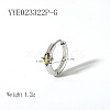 Elegant Stainless Steel Hoop Earrings QA3505-6-1