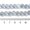 Electroplate Glass Beads Strands EGLA-C010-01A-PL03-4