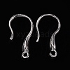 Rhodium Plated 925 Sterling Silver Earring Hooks STER-K168-101P-5