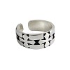 Women's Adjustable Brass Cuff Rings RJEW-BB49432-A-5